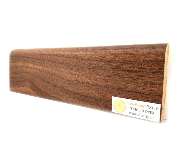 Плинтус TeckWood Темный орех (75)