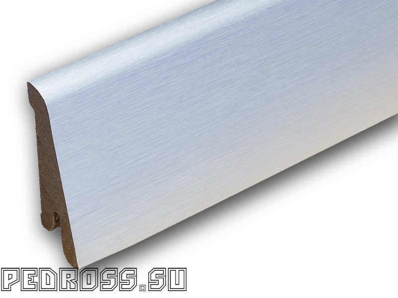 Плинтус Pedross 60х15 Алюминий Светлый (фольгированный)