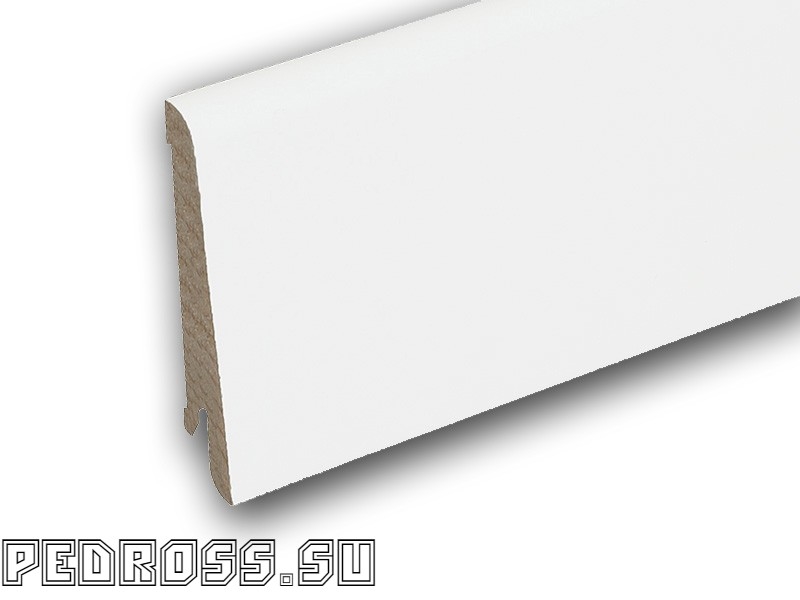 Плинтус Pedross 80х16  Белый Гладкий