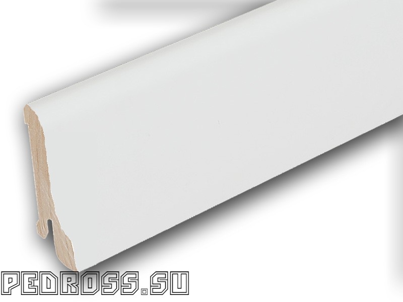 Плинтус Pedross 60х22 Белый Гладкий