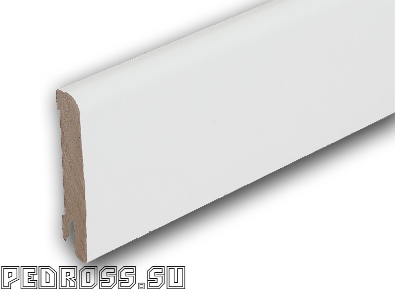 Плинтус Pedross 70х15 Белый Гладкий