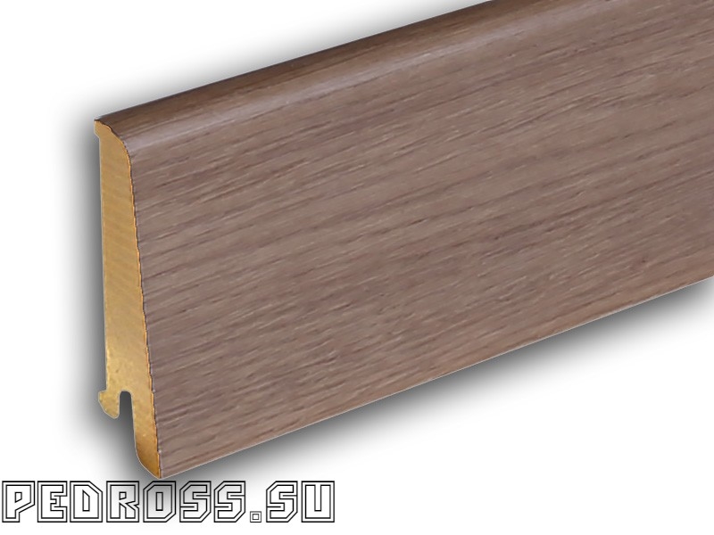 Плинтус Pedross 80х16  Дуб Дым