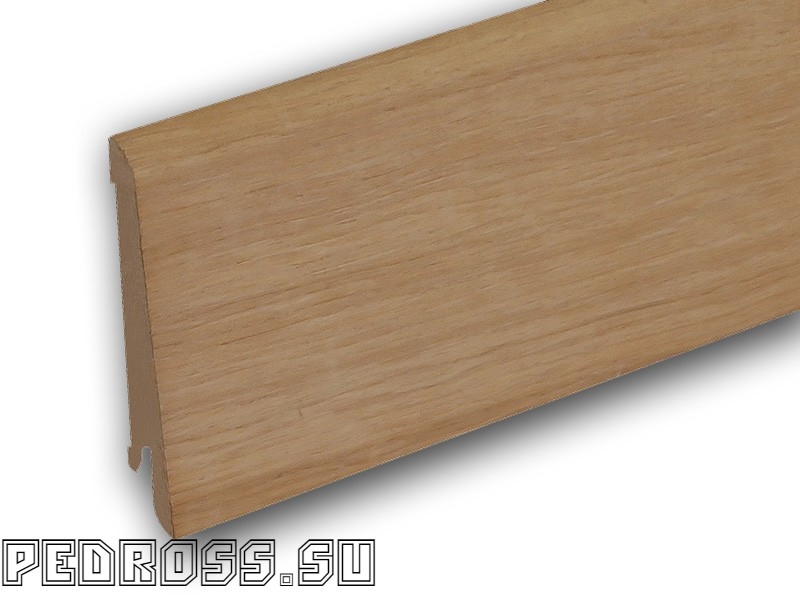 Плинтус Pedross 80х16  Дуб без покрытия (под тонировку)