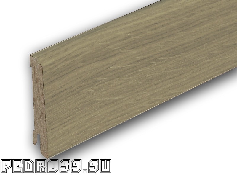 Плинтус Pedross 70х15 Дуб Шор/Элегант Грей