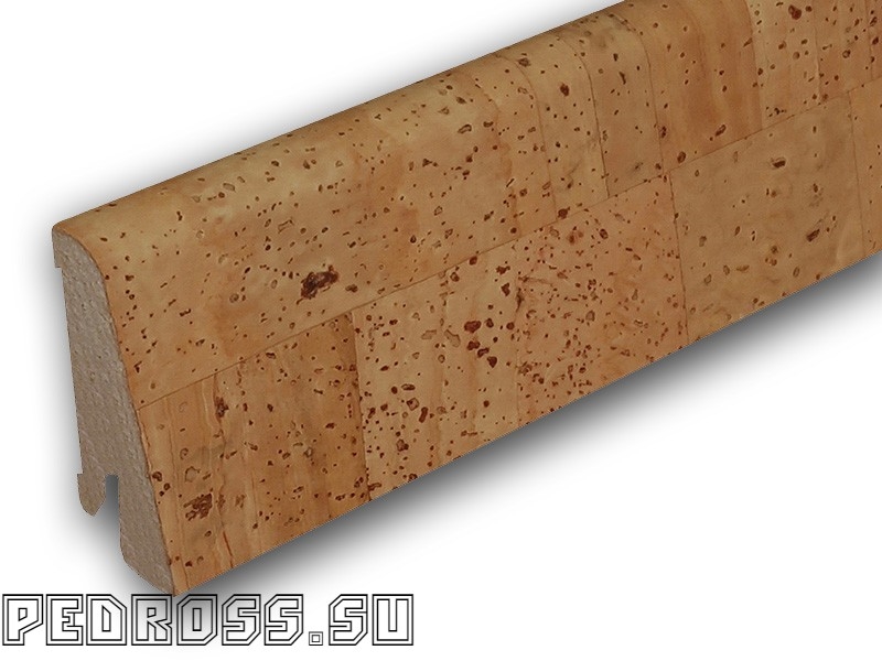 Плинтус Pedross 58х20 Пробка Рустик