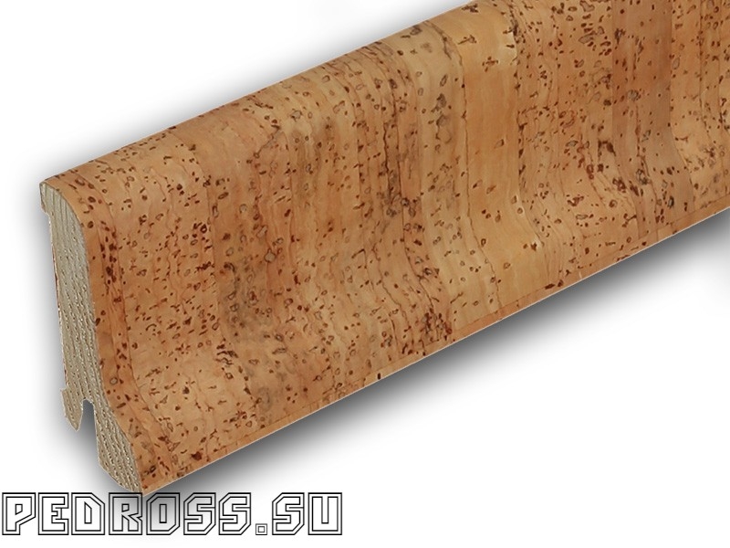 Плинтус Pedross 60х22 Пробка Рустик