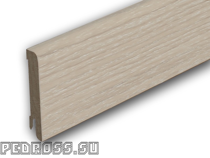 Плинтус Pedross 70х15 Дуб Выбеленный/Крем