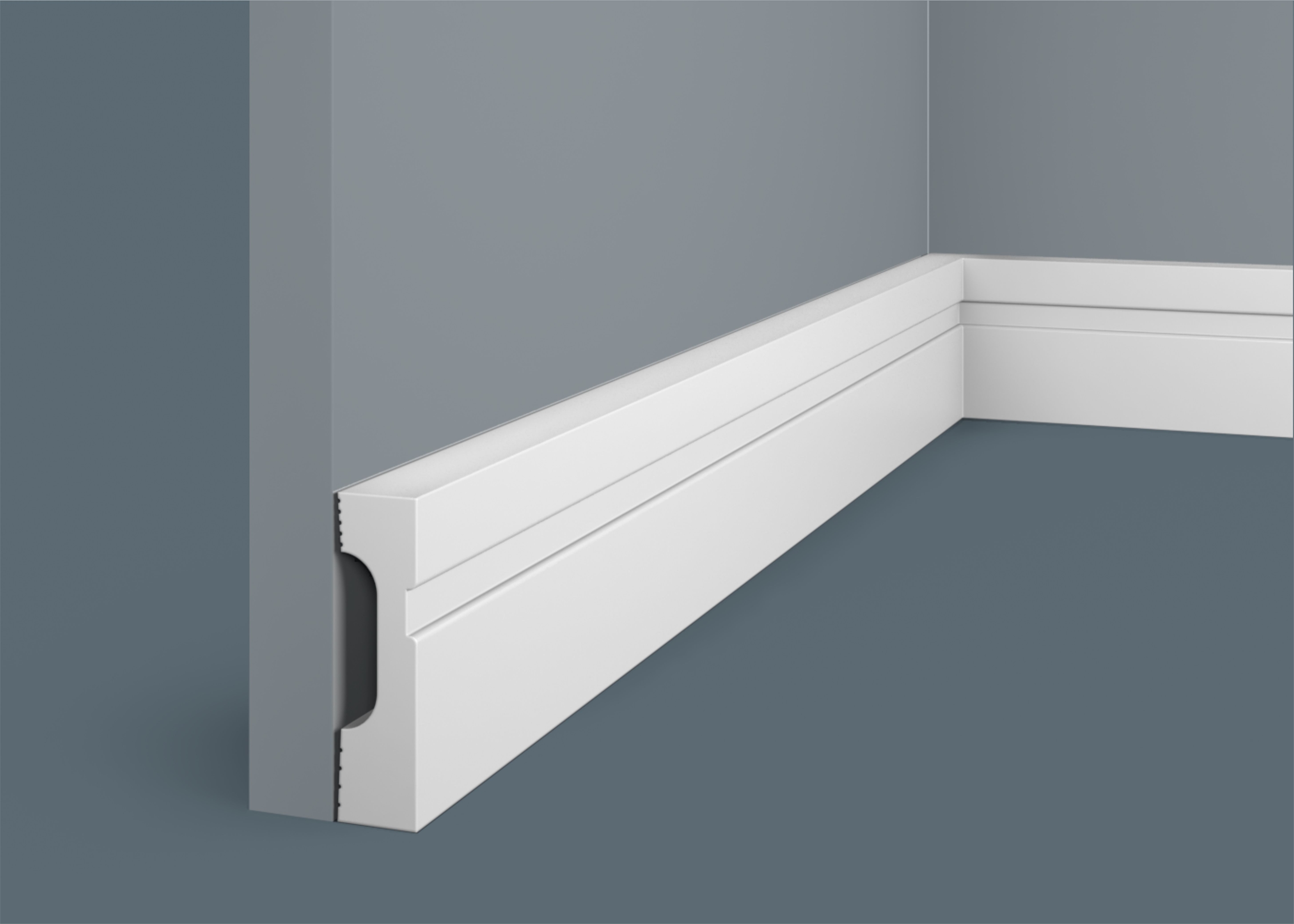 Плинтус Cosca Decor Ecopolimer PX029