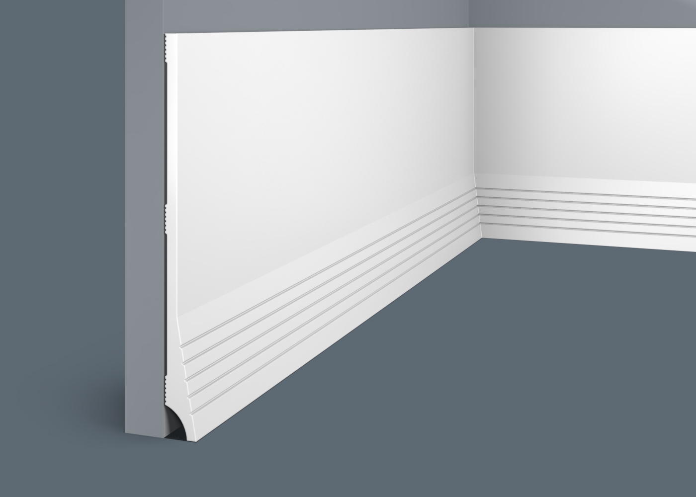 Плинтус Cosca Decor Ecopolimer PX036