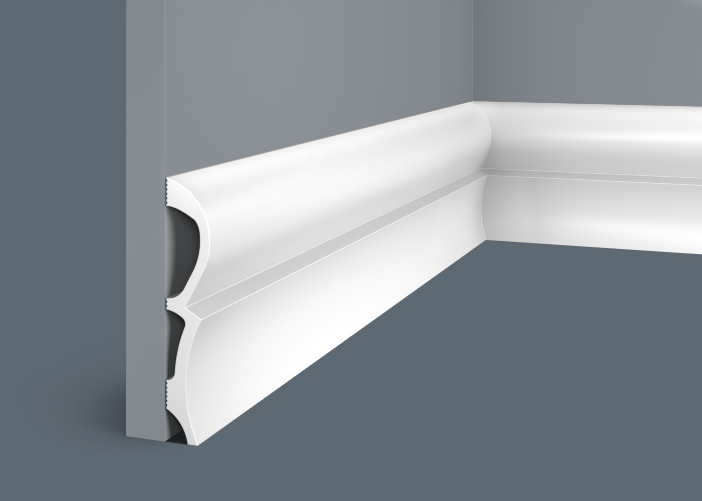 Плинтус Cosca Decor Ecopolimer PX037