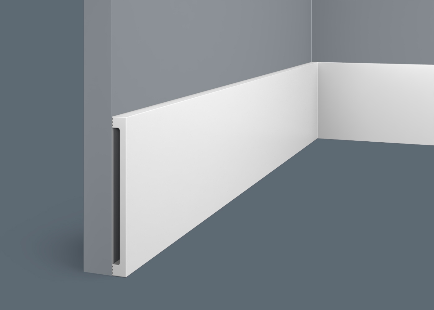 Плинтус Cosca Decor Ecopolimer PX057