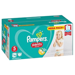 Подгузники-трусики Pampers размер 5 (XL) 12-17 кг (96 штук в упаковке)