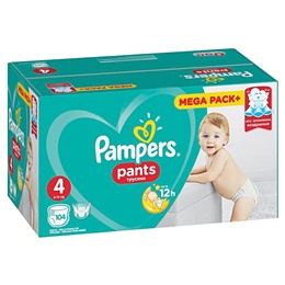 Подгузники-трусики Pampers Pants размер 4 (L) 9-15 кг (104 штуки в упаковке)