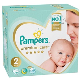 Подгузники Pampers Premium Care New Baby размер 2 (S) 4-8 кг (160 штук в упаковке)