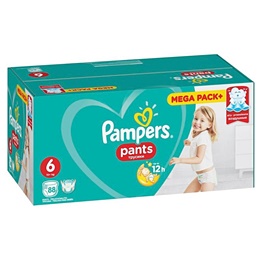 Подгузники-трусики Pampers Pants размер 6 (XXL) 15 кг (88 штук в упаковке)