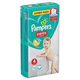 Подгузники-трусики Pampers Pants размер 4 (L) 9-15 кг (52 штуки в упаковке)