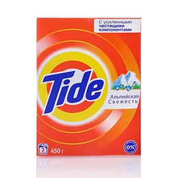 Порошок стиральный автомат Tide Аква Пудра Альпийская свежесть 450 г