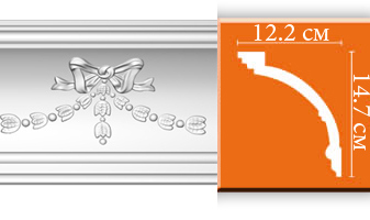 Плинтус потолочный с рисунком A121