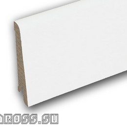 Плинтус Pedross 80х16  Белый Гладкий