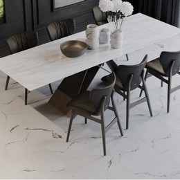 Кварцвиниловая плитка Vinilam Ceramo 83444 Итальянский Мрамор